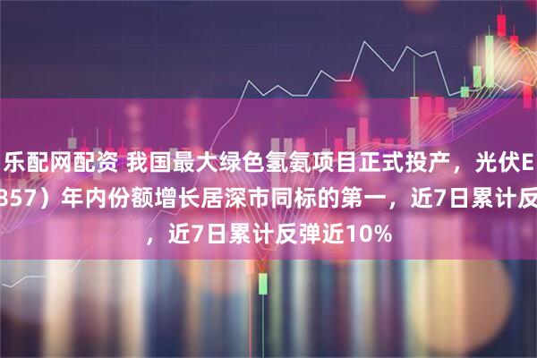 乐配网配资 我国最大绿色氢氨项目正式投产,光伏ETF(159857)年内份额增长居深市同标的第一,近7日累计反弹近10%